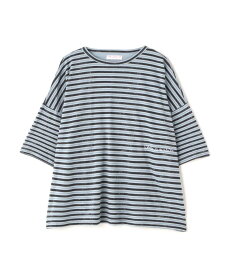 ☆【LHP】LittleSunnyBite/リトルサニーバイト/Stripe big tee/ビックTシャツ 国内正規品 レディース 半袖 ビッグT