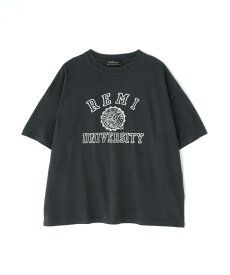 ★SALE｜【B'2nd】REMI RELIEF/LW加工20/-天竺 別注BIGサイズT(REMI UNIVERSITY)Tシャツ 半袖 国内正規品 tee_b2nd ※セール/アウトレット品につき交換 返品不可