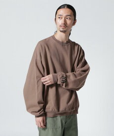 【B'2nd】REMI RELIEF(レミレリーフ) 別注LW加工裏毛BIGサイズクルースウェット メンズ スエット 正規品