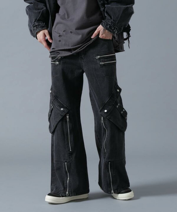 楽天市場】【LHP】DankeSchon/ダンケシェーン/11ozD ZIP POCKET FLARE 