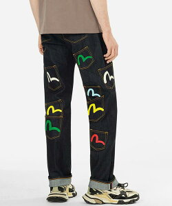 �yLHP�zEVISU/�G���B�X/Multi-Pocket Regular Fit Jeans