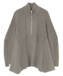 �yRoyalFlash�zUN3D./�A���X���[�h/PIN TUCK HALF ZIP TOP�@�s���^�b�N �n�[�t�W�b�v �g�b�v �j�b�g�g�b�v�X �Z�[�^�[ �l�҂݃j�b�g �C���M�����[�w�� �n�C�l�b�N ���b�N�l�b�N �`���R�[���O���[ �O��