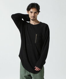 ★SALE【LHP】Blackmeans/ブラックミーンズ/ROUND HEM LS TEE/ラウンドヘムロングスリーブTシャツ ※セール/アウトレット品につき交換 返品不可