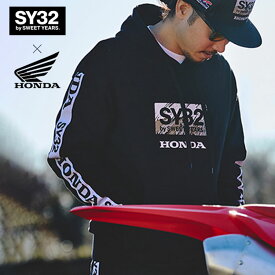 【RoyalFlash】SY32 by SWEET YEARS/HONDA COLLABORATION LOGO TEE メンズ パーカー スウェット スエット ホンダ 企業コラボ 正規品