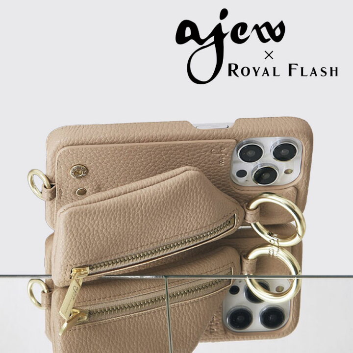 楽天市場】【RoyalFlash】ajew/エジュー/別注【ひも付き】iPhone15Pro 
