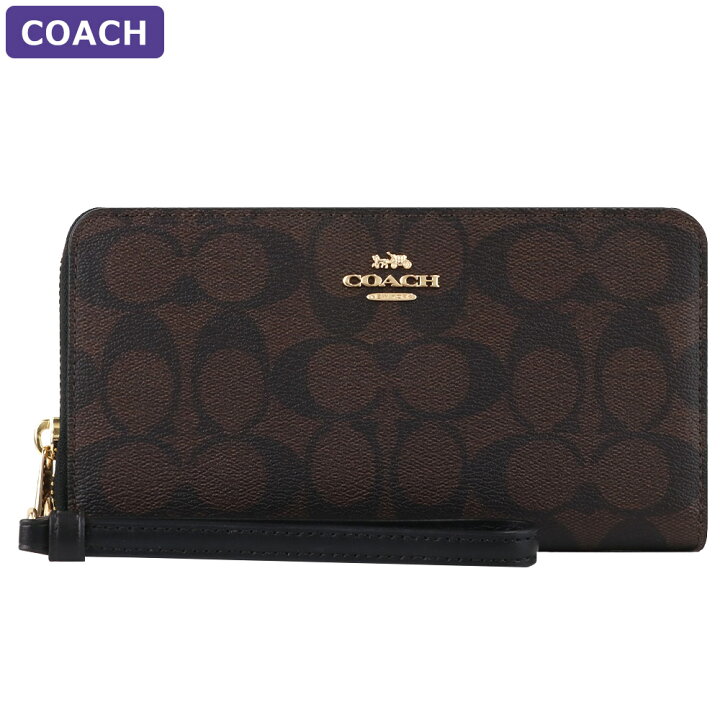 楽天市場】コーチ COACH 財布 長財布 C4452 IMAA8 ストラップ付 