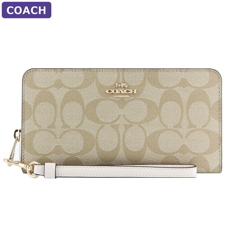 楽天市場】コーチ COACH 財布 長財布 C4452 IMDQC ストラップ付 