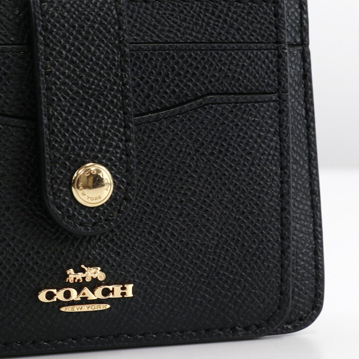 楽天市場】コーチ COACH パスケース C6881 IMBLK キーリング  