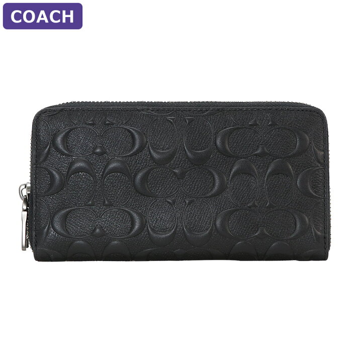 楽天市場】コーチ COACH 財布 長財布 F58113 BLK シグネチャー  