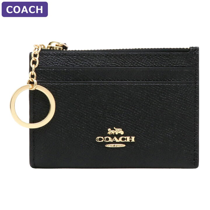 楽天市場】コーチ COACH パスケース F88250 IMBLK キーリング 