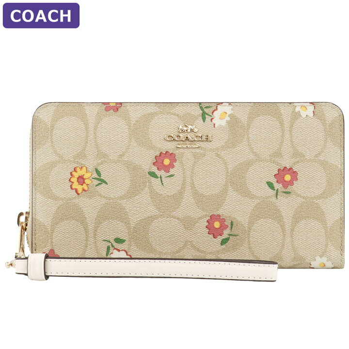 楽天市場】コーチ COACH 財布 長財布 CH360 IMOT4 シグネチャー 花柄 