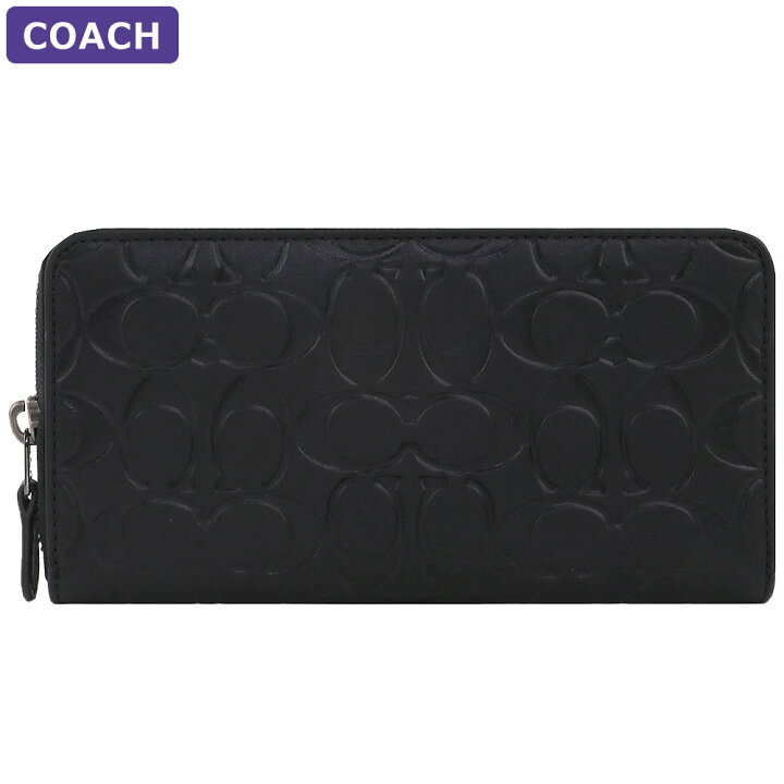 楽天市場】コーチ COACH 財布 長財布 CE551 QBBK エンボス 