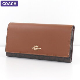 コーチ COACH 財布 長財布 C5966 IMW6S 三つ折り シグネチャー アウトレット レディース ウォレット 新作