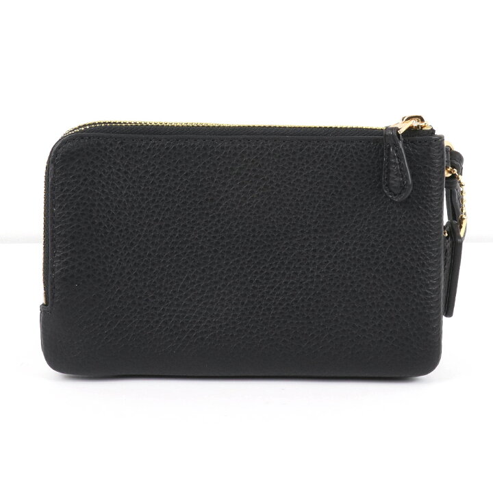 楽天市場】コーチ COACH ポーチ 6649 IMBLK リストストラップ ダブル 