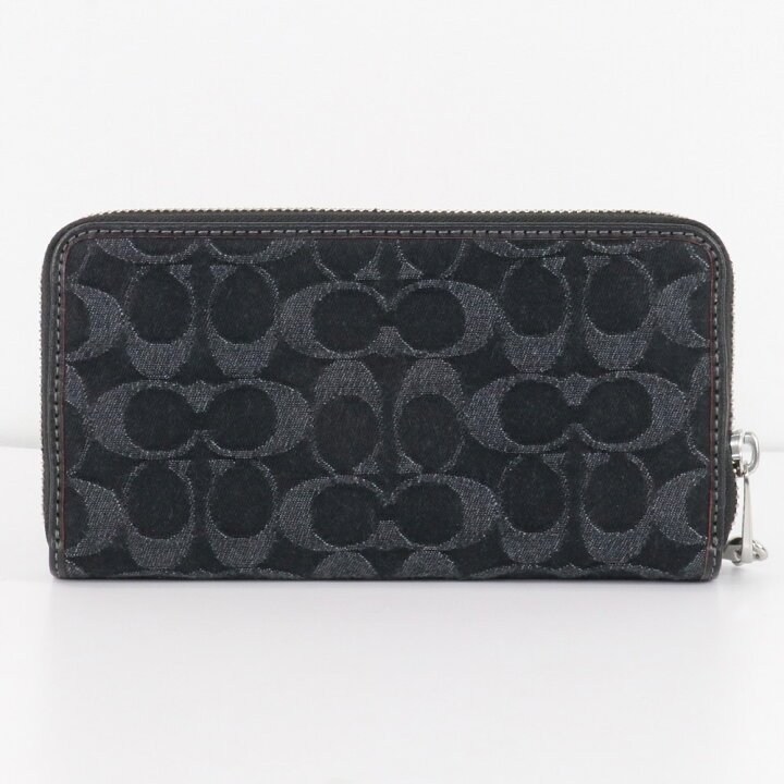 楽天市場】コーチ COACH 財布 長財布 CP412 SVBK ストラップ付 