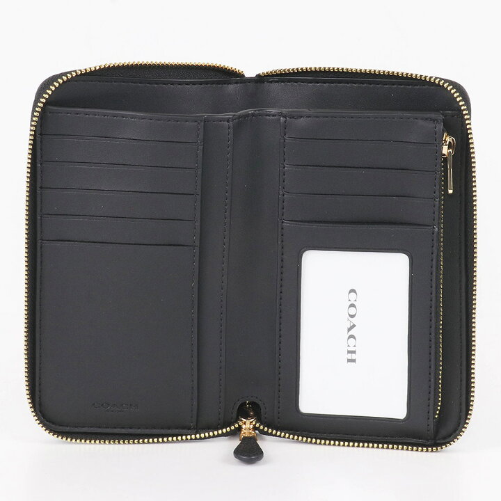 楽天市場】コーチ COACH 財布 二つ折り財布 C4124 IMBLK ラウンド 