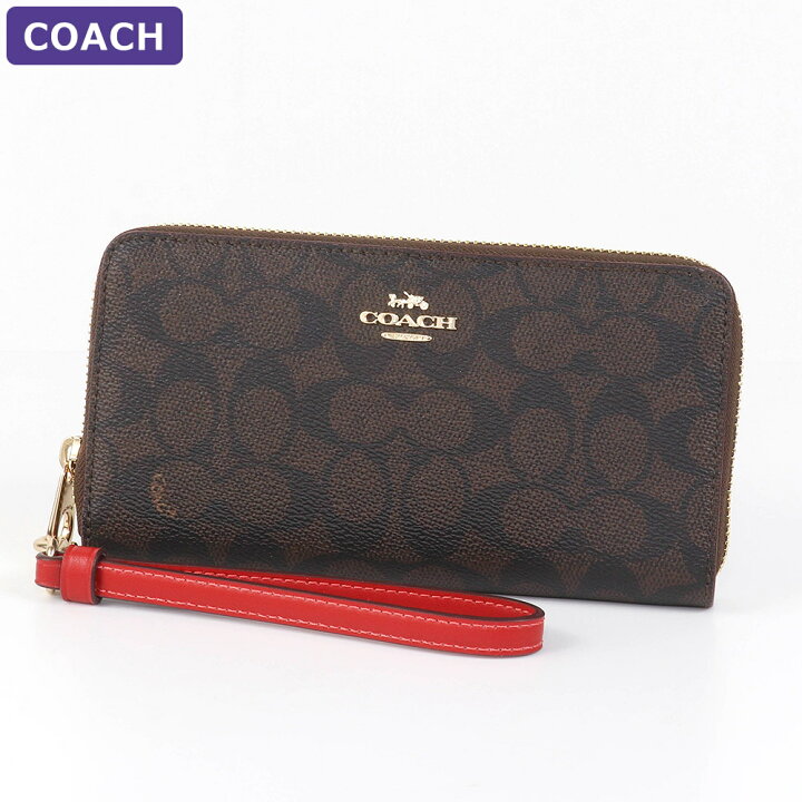 楽天市場】コーチ COACH 財布 長財布 CW778 IMXD0 ストラップ付 