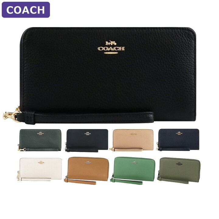 楽天市場】コーチ COACH 財布 長財布 C4451 ストラップ付 ラウンド 