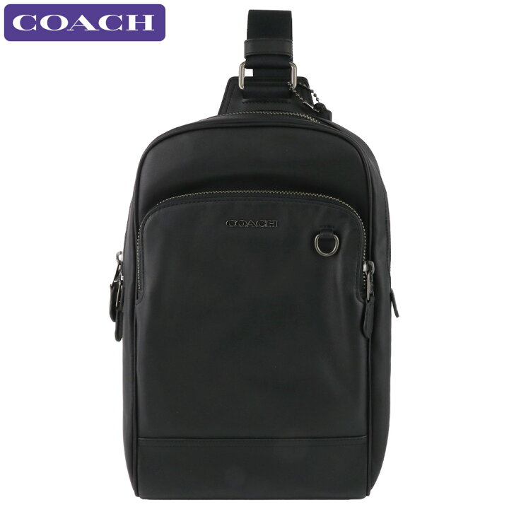 楽天市場】コーチ COACH バッグ ボディバッグ 89934 QB/BK レザー 革  