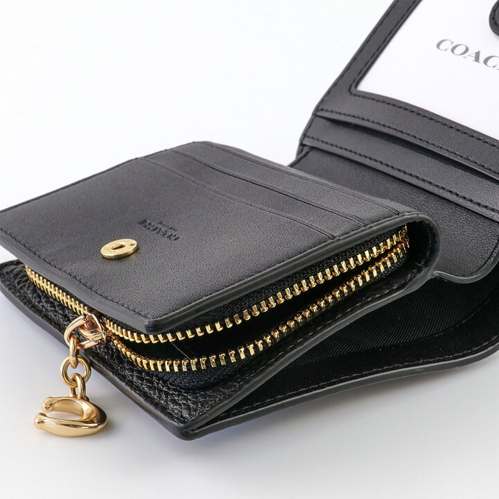 楽天市場】コーチ COACH 財布 二つ折り財布 C2862 IMBLK ミニ財布 