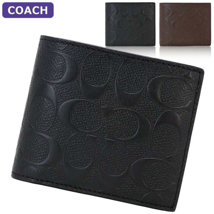 楽天市場】コーチ COACH 財布 二つ折り財布 F75371 カードケース 