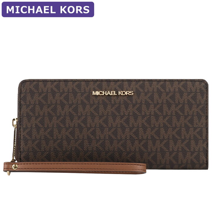 楽天市場】マイケルコース MICHAEL KORS 財布 長財布 35F8GTVT3B BROWN 