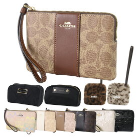 コーチ COACH マークジェイコブス MARC JACOBS マーティンキム Matin Kim 小物 ポーチ 化粧ポーチ コスメポーチ ブランド リストレット ストラップ レディース 大きめ 小さめ シグネチャー ヒョウ柄 CDF04 CDY96 4F5SCP055S02 MK259OAC017M 黒 ブラック グレー ホワイト 白