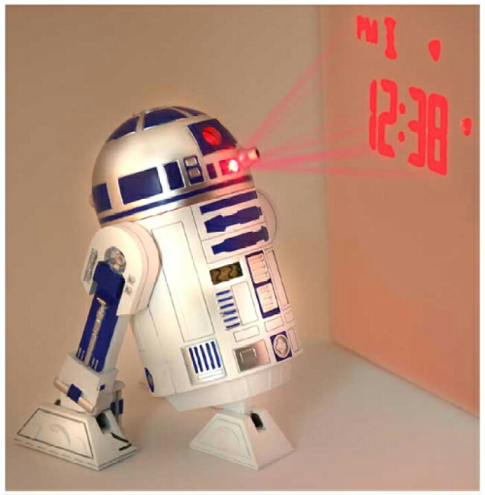 楽天市場】Star Wars スターウォーズ R2D2 プロジェクター アラーム 