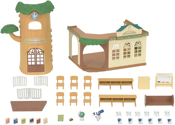 楽天市場】シルバニアファミリー 森の木の学校 UK版 : USA-Hobby-Land 