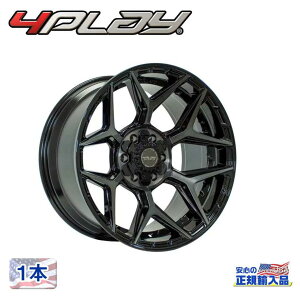 �y4PLAYWHEELS(4�v���C)���K�i�z22�C���`�A���~�z�C�[�� 1�{Gen3/4P06 22×10 5H127 -18 CB87.1�O���X�u���b�N/�u���b�V���h�X�|�[�N�t�F�C�X �ėp