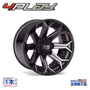 �y4PLAYWHEELS(4�v���C)���K�i�z22�C���`�A���~�z�C�[�� 1�{Gen2/4P80R 22×10 6H139.7 -18 CB106�O���X�u���b�N/�u���b�V���h�X�|�[�N�t�F�C�X�E�_�[�N�e�B���g �ėp