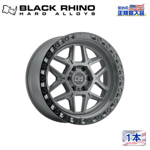 yBlack Rhino (ubNCm) K㗝Xz20C`A~zC[ 1{KELSO 20×9J 5H120 ±0BATTLESHIP GRAY W/ BLACK RING ėp