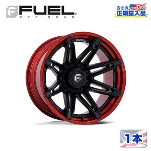 yFUEL OFFROAD (t[GIt[h) K㗝Xz20C`zC[ 1{FC401 BRAWL 20×10 8H 165.1 -18 CB125.1MATTE BLACK W/ CANDY RED LIP(}bgubN/LfB[bhbv)ėp/FC401MQ20108018N