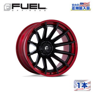 yFUEL OFFROAD (t[GIt[h) K㗝Xz24C`zC[ 1{FC403 BURN 24×12 6H 139.7 -44 CB106.1MATTE BLACK W/ CANDY RED LIP(}bgubN/LfB[bhbv)ėp/FC403MQ24126844N