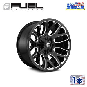 【FUEL OFFROAD (フューエルオフロード) 正規代理店】20インチアルミホイール 1本D623 WARRIOR ウォリアー20×10 5H114.3/127 -18 CB78.1グロスブラックミルド 汎用/D62320002647