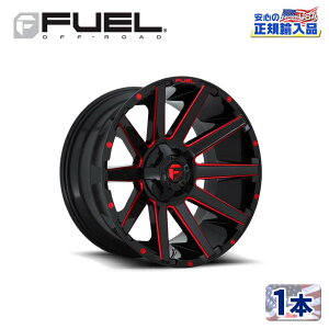 yFUEL OFFROAD (t[GIt[h) K㗝Xz20C`A~zC[ 1{D643 CONTRA Rg20×9 6H135/139.7 +2 CB106.1GLOSS BLACK RED TINTED CLEAR ėp/D64320909849