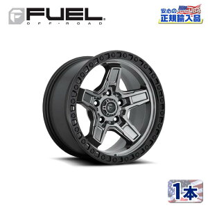 �yFUEL OFFROAD (�t���[�G���I�t���[�h) ���K�㗝�X�z17�C���`�A���~�z�C�[�� 1�{D698 KICKER6 �L�b�J�[617×9 6H139.7 -12 CB106.1MATTE GUN METAL BLACK BEAD RING �ėp/D69817908445