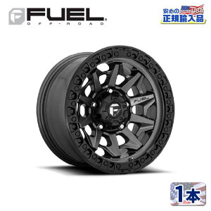 �yFUEL OFFROAD (�t���[�G���I�t���[�h) ���K�㗝�X�z17�C���`�A���~�z�C�[�� 1�{D716 COVERT17×9 6H135 -12 CB87.1MATTE GUNMETAL BLACK BEAD RING �ėp/D71617908945