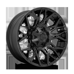【FUEL OFFROAD (フューエルオフロード) 正規代理店】22インチアルミホイール 1本D772 TWITCH(ツイッチ)22×10 8H165.1 -18 CB125.2マットブラック 汎用/D77222008247