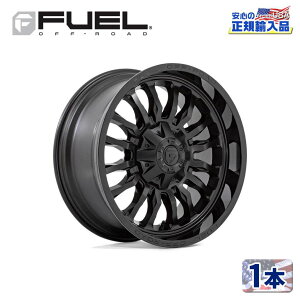 yFUEL OFFROAD (t[GIt[h) K㗝Xz20C`A~zC[ 1{D796 ARC20×10 8H180 -18 CB124.2MATTE BLACK W/ GLOSS BLACK LIP ėp/D79620001847