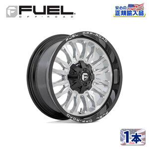 yFUEL OFFROAD (t[GIt[h) K㗝Xz20C`A~zC[ 1{D798 ARC20×10 8H165.1 -18 CB125.1SILVER BRUSHED FACE W/ MILLED BLACK LIP ėp/D79820008247