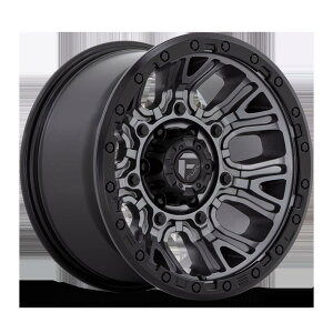 yFUEL OFFROAD (t[GIt[h) K㗝Xz17C`A~zC[ 1{D825 TRACTION(gNV)17×9 6H139.7 -12 CB106.1MATTE GUNMETAL W/ BLACK RING ėp/D82517908445