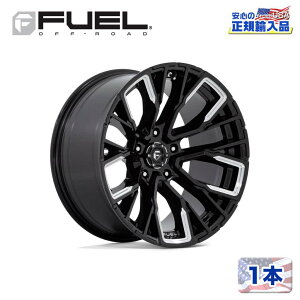 yFUEL OFFROAD (t[GIt[h) K㗝Xz20C`A~zC[ 1{D849 REBAR 20×9 6H139.7 +1 CB106.1OXubN~h/GLOSS BLACK MILLED ėp