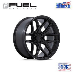 �yFUEL OFFROAD (�t���[�G���I�t���[�h) ���K�㗝�X�z22�C���`�z�C�[�� 1�{FLUX 22×9.5 6H 139.7 +20 CB106.1BLACKOUT(�u���b�N�A�E�g)�ėp/FC854MX22956820