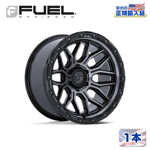 �yFUEL OFFROAD ���K�i�z17�C���` �A���~�z�C�[�� 1�{FC881 SURGE 17×9 6H 139.7 +20 CB106.1 GLOSS BLACK MACHINED W/ GRAY TINT(�O���X�u���b�N�}�V�[���h/�O���[�e�B���g)�ėp/FC881BT17906820