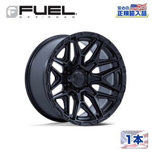 【FUEL OFFROAD 正規品】20インチ アルミホイール 1本FC885 INJECTOR 20×9 6H 135 +20 CB87.1 MATTE BLACK(マットブラック)汎用/FC885MX20906320