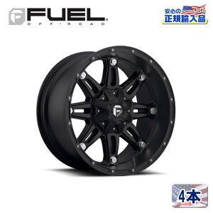 【FUEL OFFROAD (フューエルオフロード) 正規代理店】17インチアルミホイール 4本セットD531 HOSTAGE ホステージ17×9 5H114.3/127 -12 CB78.1マットブラック 汎用/D53117902645