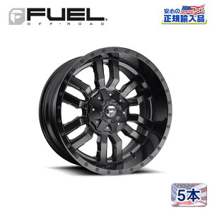 yFUEL OFFROAD (t[GIt[h) K㗝Xz20C`A~zC[ 5{ZbgD596 SLEDGE XbW20×10 6H135/139.7 -19 CB106.1MATTE BLACK GLOSS BLACK LIP ėp/D59620009846