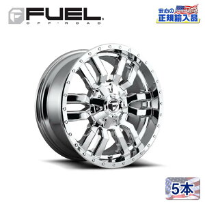 yFUEL OFFROAD (t[GIt[h) K㗝Xz20C`A~zC[ 5{ZbgD631 SLEDGE XbW20×9 6H135/139.7 +20 CB106.1CHROME PLATED ėp/D63120909857