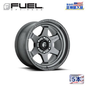 yFUEL OFFROAD (t[GIt[h) K㗝Xz17C`A~zC[ 5{ZbgD665 SHOK VbN17×9 6H139.7 -12 CB106.1MATTE GUN METAL ėp/D66517908445